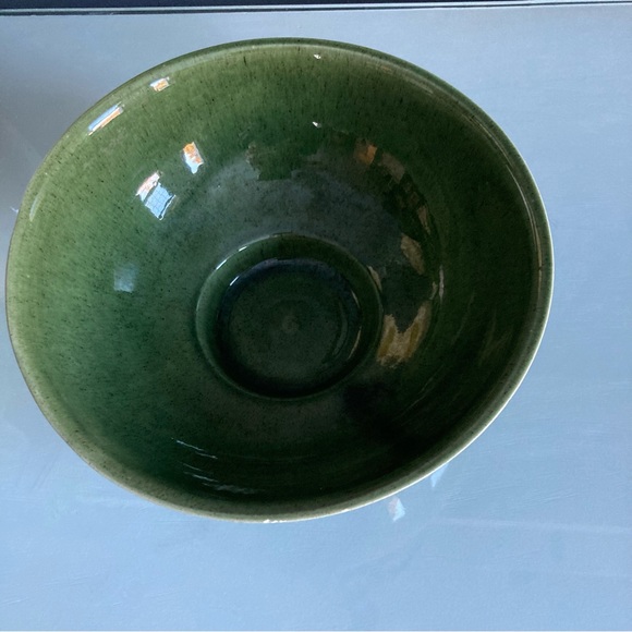 Haeger Pottery Green Bowl - Picture 2 of 6